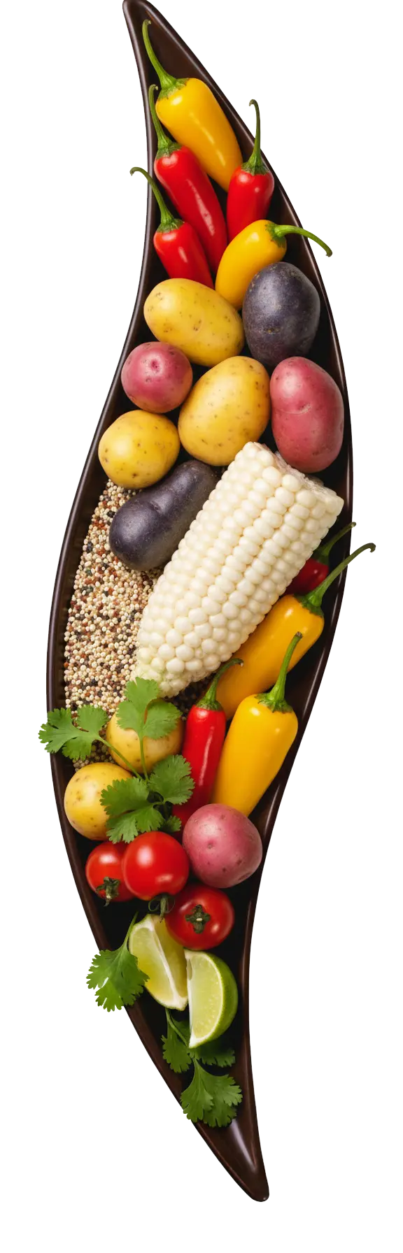 Restaurant interior with Peruvian decor